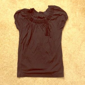 Navy BCBG short sleeve shirt